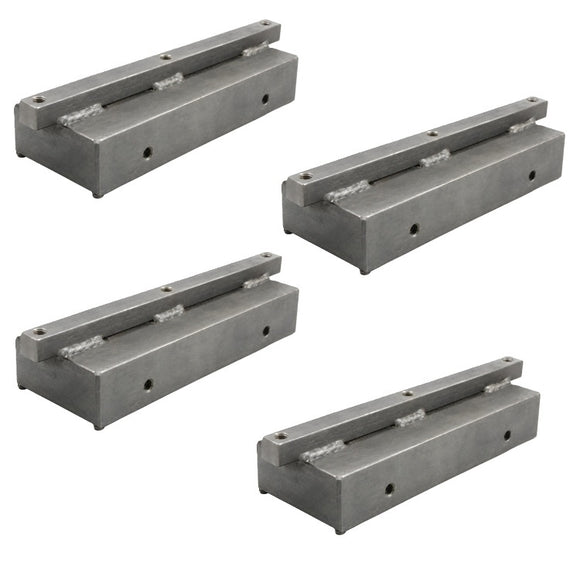 36" Power Trowel Stone Holder Attachment with Stones – 4 Pack