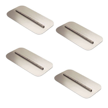 44" Husqvarna/Superior Power Trowel Finish Blades – 8" x 16" Round End 4PK