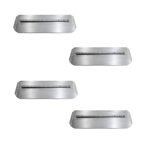 46–48" Power Trowel Combination Blades 8" x 18" 4-Pack