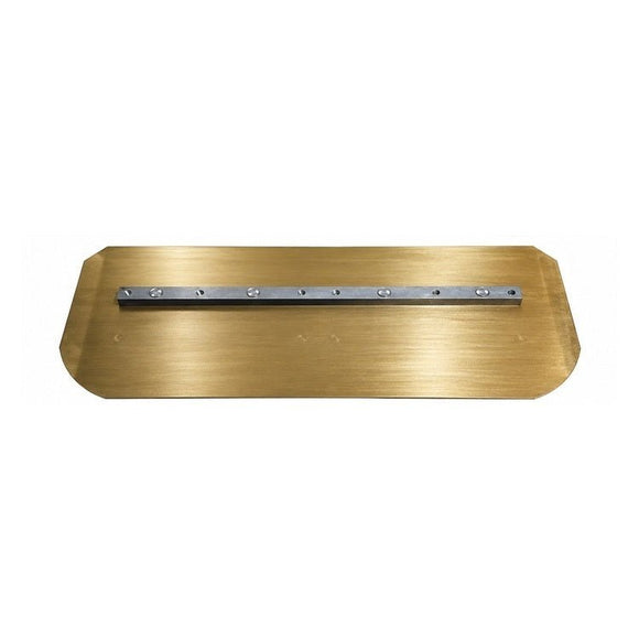 46-48" Power Trowel Combination Blade – 8" x 18" Gold 4PK