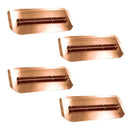 Master 46-48" Power Trowel Combination Blade – 8" x 18" Offset Channel Mount Gold 4PK