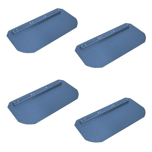 Superior / Husqvarna 48" Power Trowel Combination Blade – 8" x 18" Blue 4PK