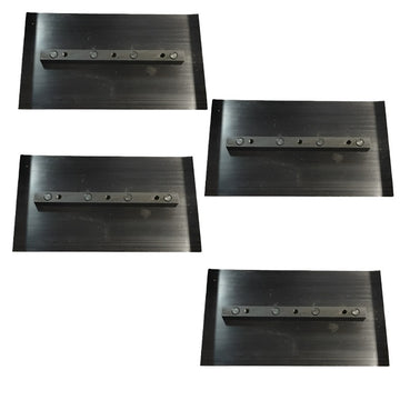 30" Power Trowel Finish Blades, 6" x 10.5", 4-Pack