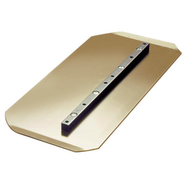 8 x 18 Combination 46-48" Flat Round Corner Power Trowel Blade Gold 4PK