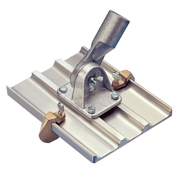 Magnesium Jumbo Paver’s Groover – 8" x 8", 1" Bit, Threaded Handle Socket (CC858)