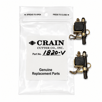 Crain 825 and 820 Undercut Saws Replacement Brush Holder Assembly & Brush Set