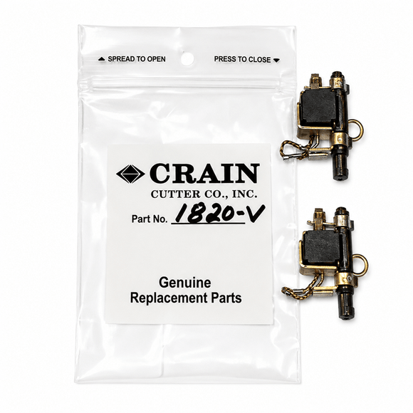 Crain 825 and 820 Undercut Saws Replacement Brush Holder Assembly & Brush Set