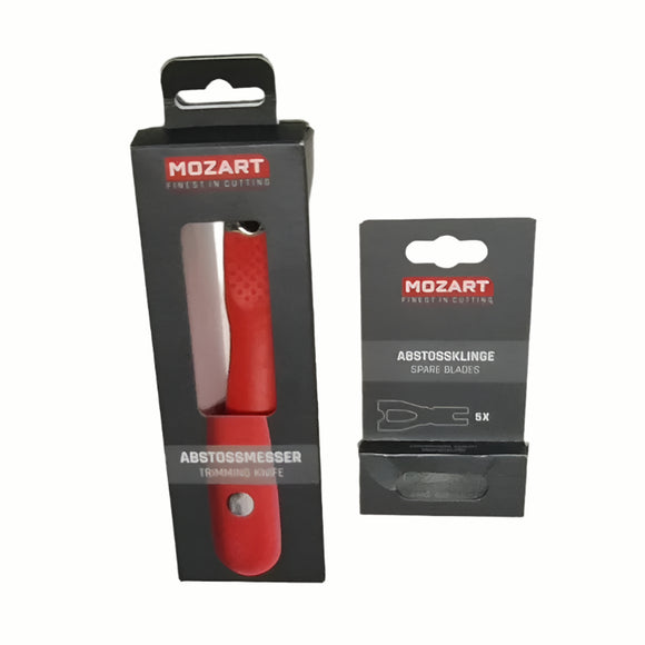Mozart Trimming Knife with 5-Blade Combo Pack