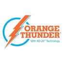 46-48" Power Trowel Combination Blade – 8 x 18 Orange Thunder Steel-Backed Poly 4PK