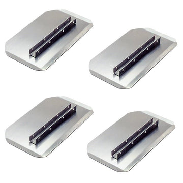 Master 46" Power Trowel Combination Blade – 8" x 18" Channel Mount 4PK
