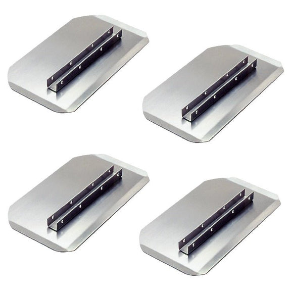 Master 46" Power Trowel Combination Blade – 8" x 18" Channel Mount 4PK