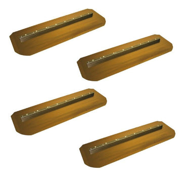 60" Whiteman Power Trowel Combination Blade – 8" x 23" Gold 4PK