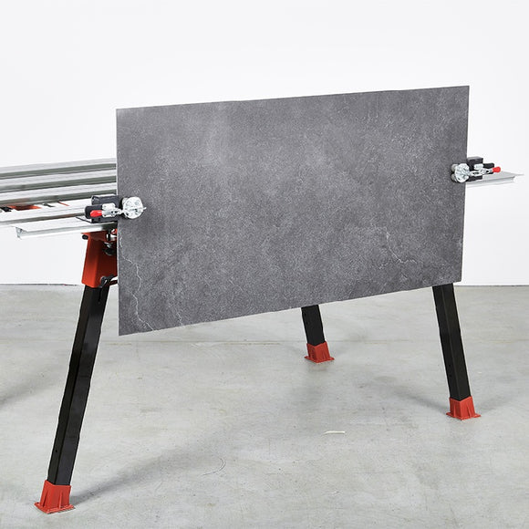 Raimondi Bigfoot M Large Format Tile Work Bench being used