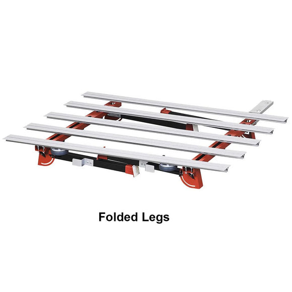 Raimondi Bigfoot XXL Adjustable Width Tile Work Bench folded