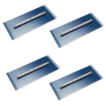 36" Power Trowel Finish Blade – 6" x 14" Blue 4PK