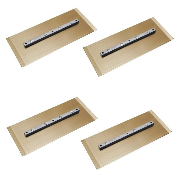 36" Power Trowel Finish Blades, 6" x 14" Gold 4-Pack