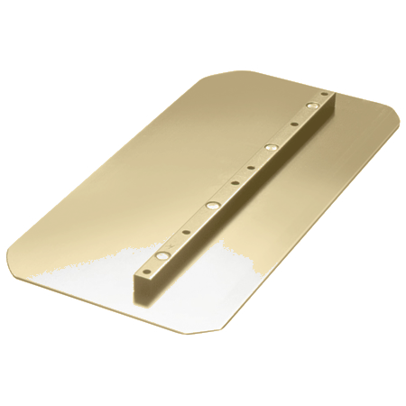 8 x 18 Combination 46-48" Flat Round Corner Power Trowel Blade Gold 4PK