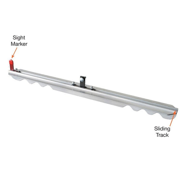 Straight Arrow Concrete Groover Serrated with Movable Site Marker