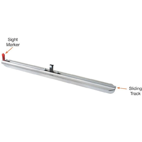 Straight Arrow Groover with Movable Sight
