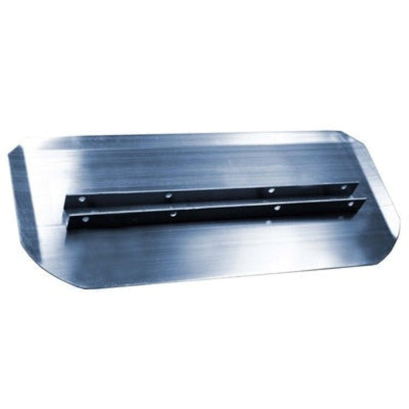 Master 46-48" Power Trowel Combination Blades, 8" x 18" Offset Channel, Blue, 4 Pack