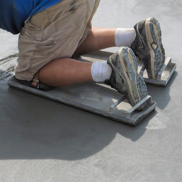 28" x 8-1-2" Denver Slider-Knee Boards  on knees