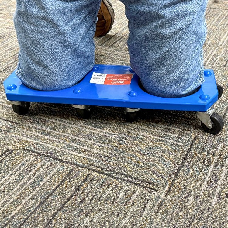 Rolling Kneepads with 8 Swivel Caster Wheels – 300 lb Capacity