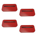 36" Power Trowel Combination Blades, 8" x 14" Orange Thunder (4-Pack)