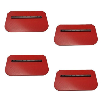 36" Power Trowel Combination Blades, 8" x 14" Orange Thunder (4-Pack)