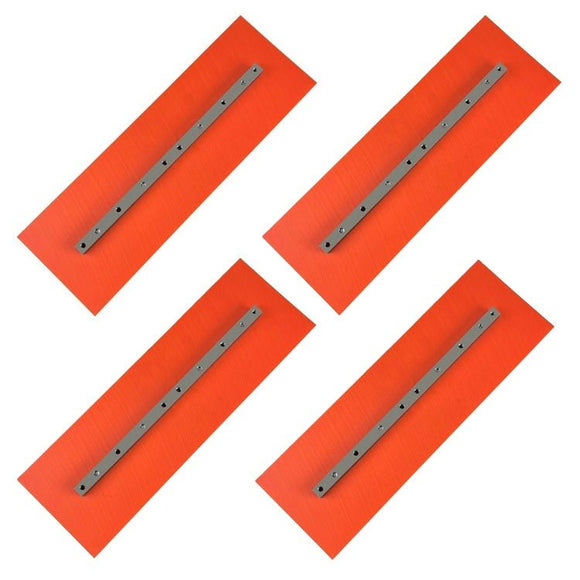Orange Thunder 46-48" Power Trowel Finish Blade – 6 x 18 4PK