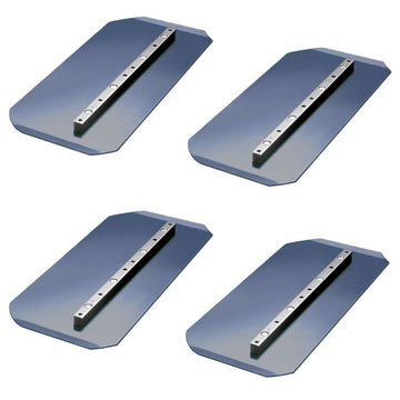 46-48" Power Trowel Combination Blade – 8" x 18" Blue 4PK