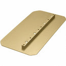 46-48" Power Trowel Combination Blade – 8 x 18 Flat Round Corner Gold 4PK