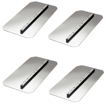 46-48" Power Trowel Combination Blade – 8 x 18 Flat Round Corner 4PK