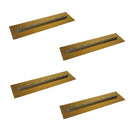 60" Whiteman Power Trowel Finish Blade – 6" x 23" Gold 4PK