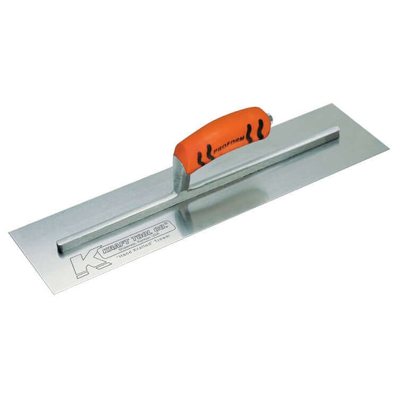 10" x 4" Concrete Finishing Trowel w/Proform Soft Grip handle