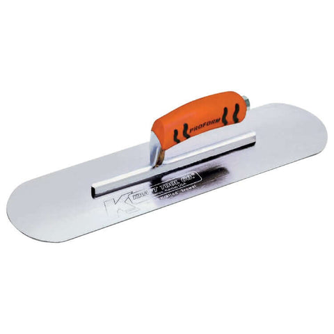 12" Chrome No Burn Pool Trowel w/ProForm Handle