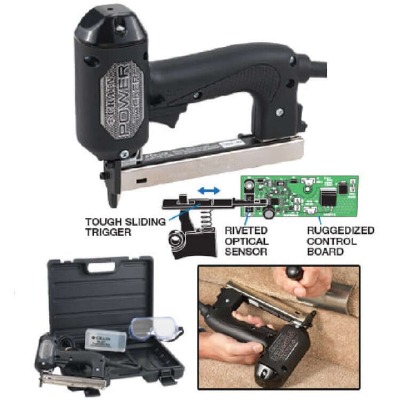 Crain Carpet Stapler - Electric Carpet Stapler Kit