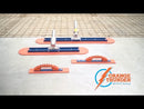 Orange Thunder 14" x 5" Hand Float ProForm Handle-2