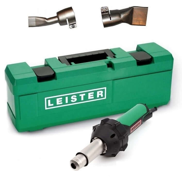Leister Triac ST Hot Air Welder w/ 3/4" & 1-1/2" Nozzle and Case