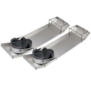28" x 8" Knee Boards Stainless Steel Lightweight (Pair)