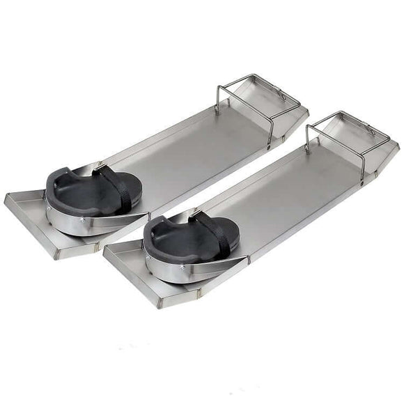 28" x 8" Knee Boards Stainless Steel Lightweight (Pair)