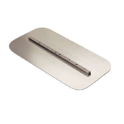 8" x 18" Whiteman Flat Finish Blade Round Ends